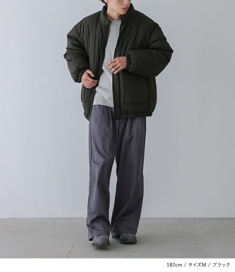 n'OrLABELスタンドカラー中綿ブルゾン』