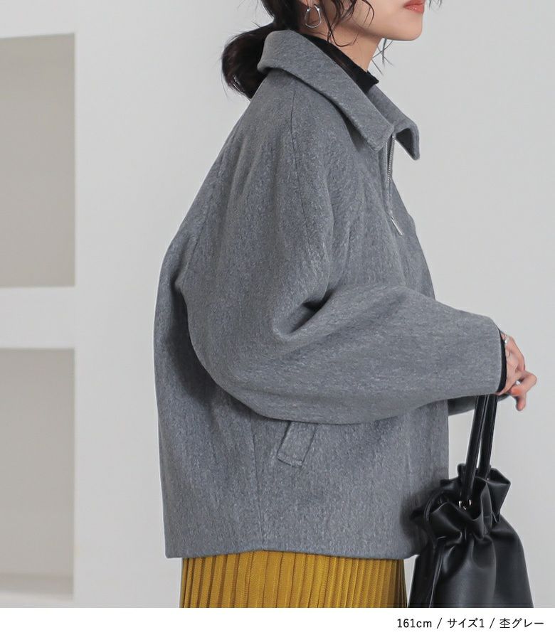 n'OrLABELステンカラージップアップブルゾン』