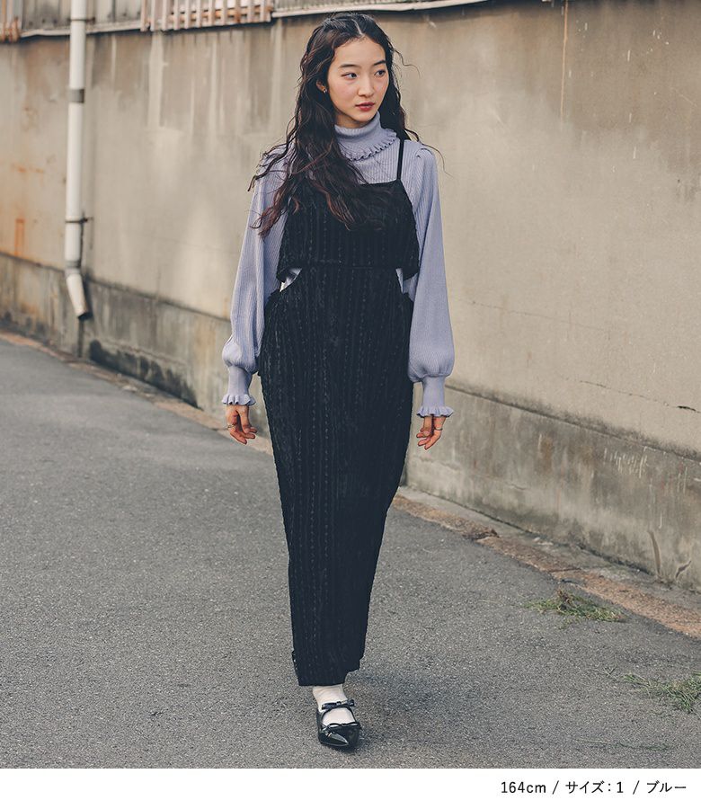 ディオールオム　2005A/Wフリルタートルネックニット　黒 ディオールオム 2005A/Wフリルタートルネックニット 黒 ディオールオム