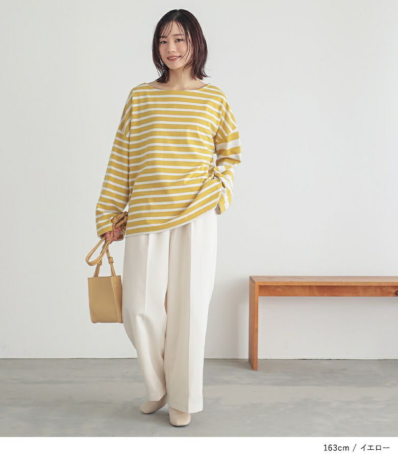 n'OrLABELミックスボーダーカットソー』