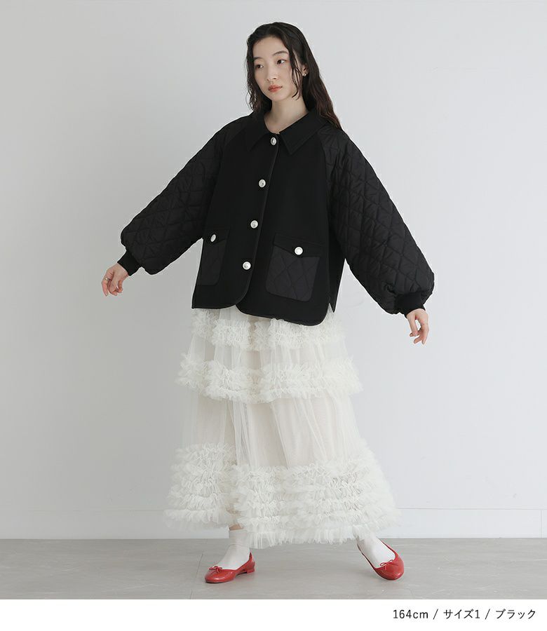 somari imaginationキルティングブルゾン』