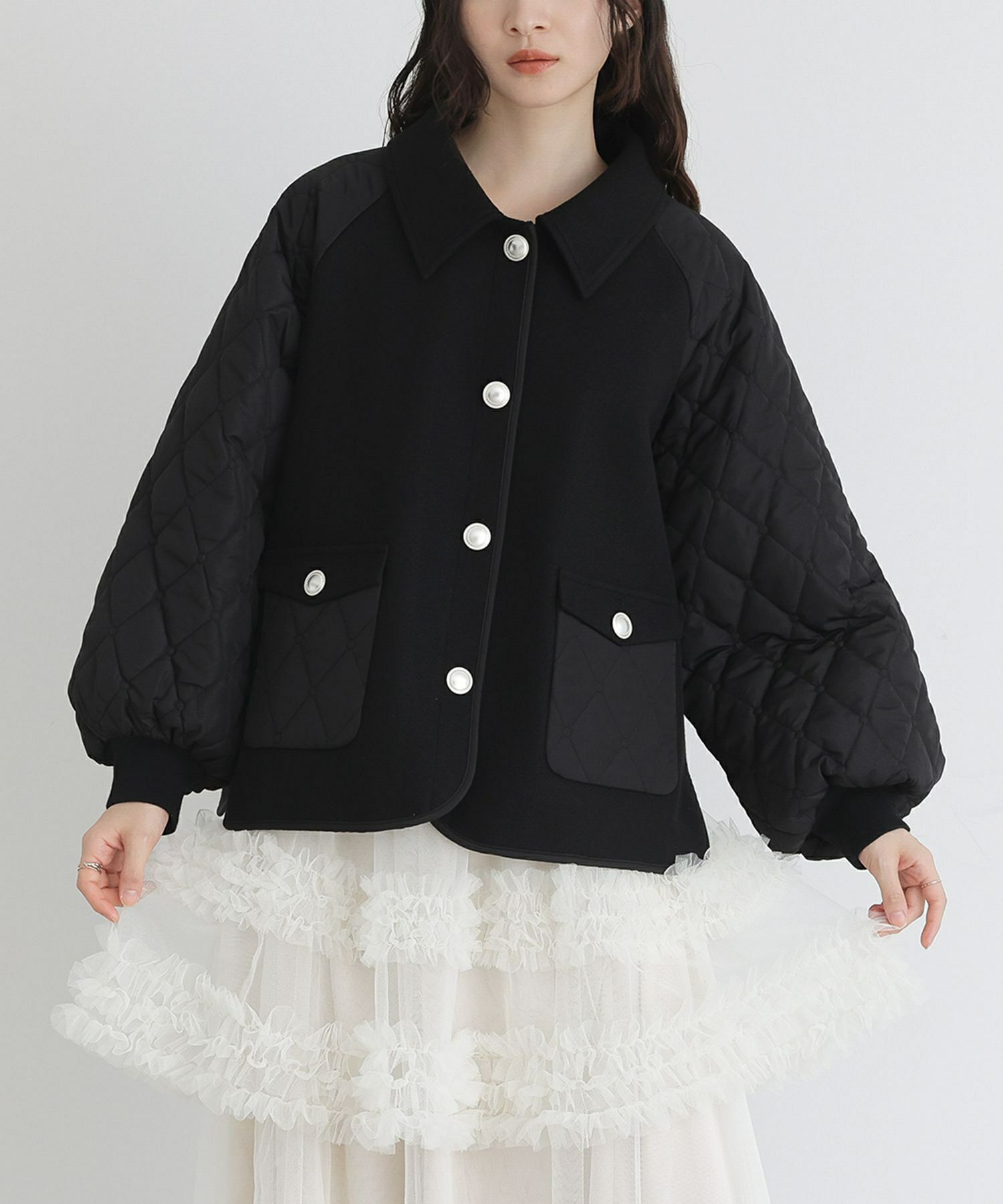 somari imaginationキルティングブルゾン』