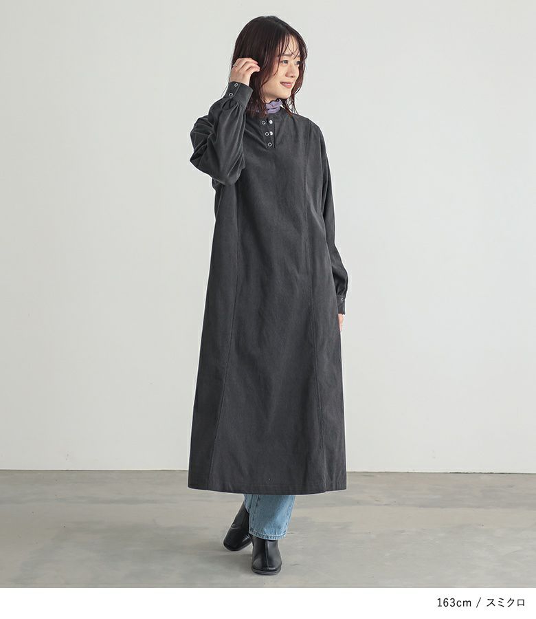 n'OrLABELコーデュロイワンピース』