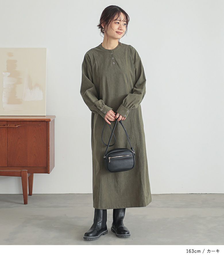 n'OrLABELコーデュロイワンピース』