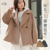nOrLABEL(ノアールレーベル)コクーンスリーブコート