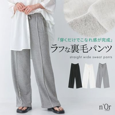 nOrLABEL(ノアールレーベル)アウトラインスウェットパンツ