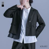 kOhAKU(コハク)アシメ配色テーラードジャケット