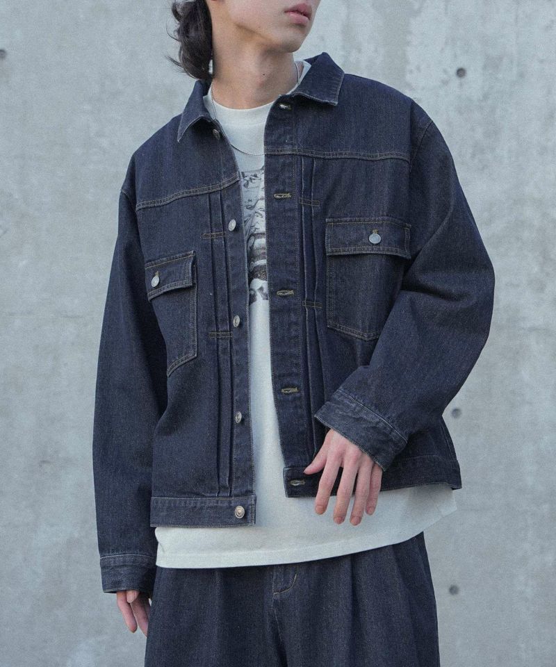 A.P.C.デニムジャケット ジージャン M MDRタックデザインデニムジャケット』