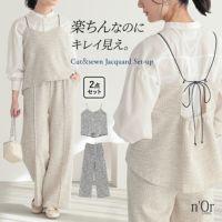 nOrLABEL(ノアールレーベル)カットソージャカードセットアップ