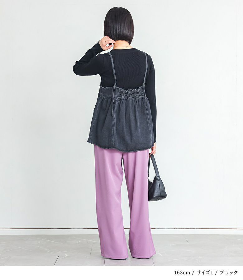 n'OrLABELデニムキャミソール』