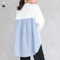 天竺スリットプルオーバー