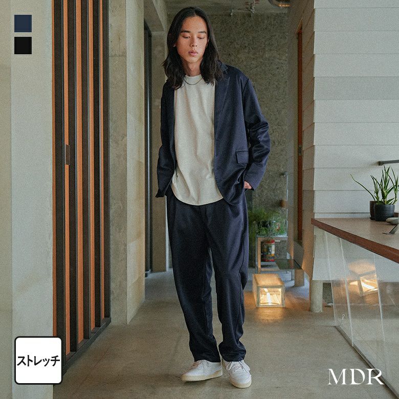 MDR(エムディアール)ストレッチジャケットセットアップ