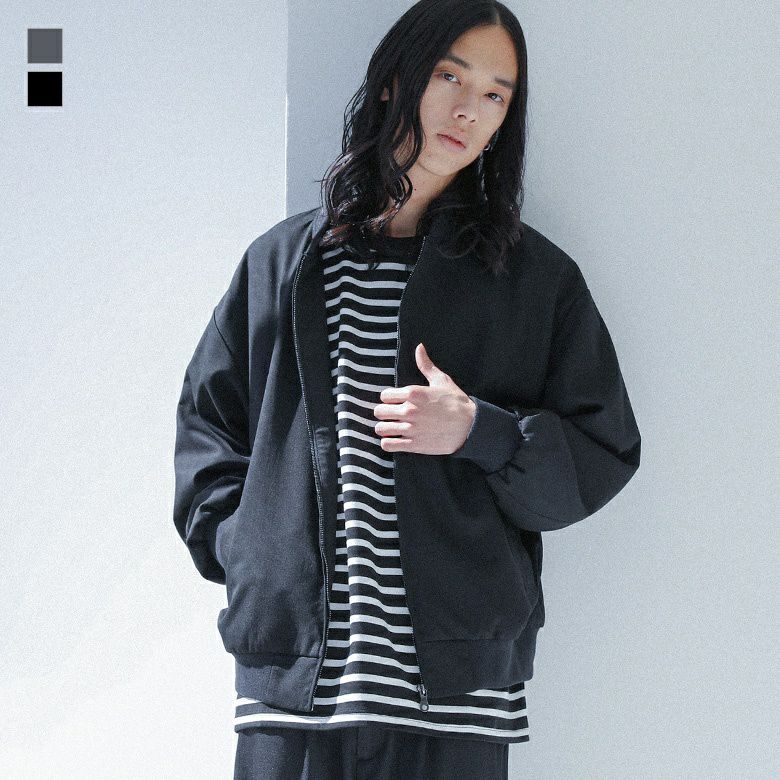 ルーズシルエットMA-1