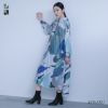 kOhAKU(コハク)アート柄シャツワンピース