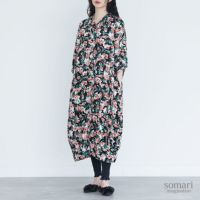 somari imagination(ソマリイマジネーション)花柄プリントワンピース
