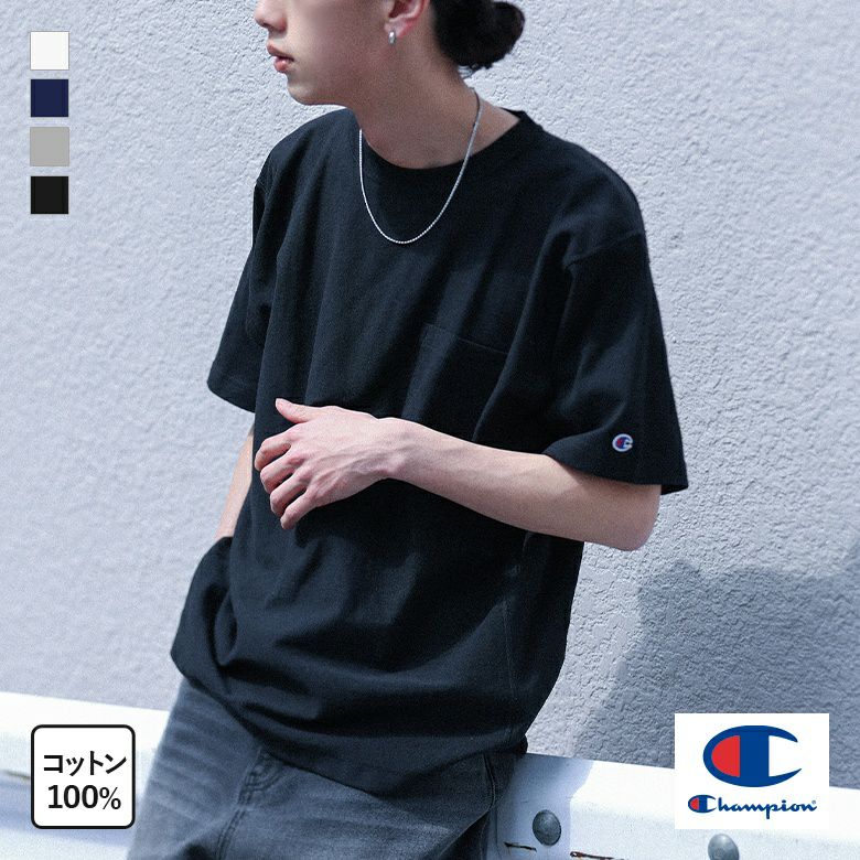 ChampionショートスリーブポケットTシャツ』
