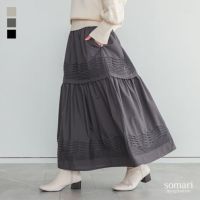 somari imagination(ソマリイマジネーション)ピンタックフレアスカート