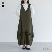 somari imagination(ソマリイマジネーション)カットソーコクーンジャンパースカート