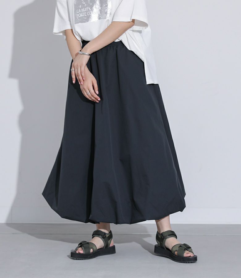 美品　DESIGNWORKS デザインワークス　バルーンレースインスカート 38 DESIGNWORKS｜デザインワークスのスカート通販｜ELLE SHOP (エル