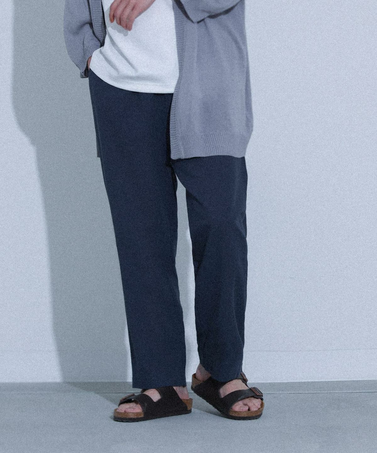 MDRコットンイージーテーパードパンツ【SALE】 M ネイビー MDRコットンイージーテーパードパンツ【SALE】 M ネイビー