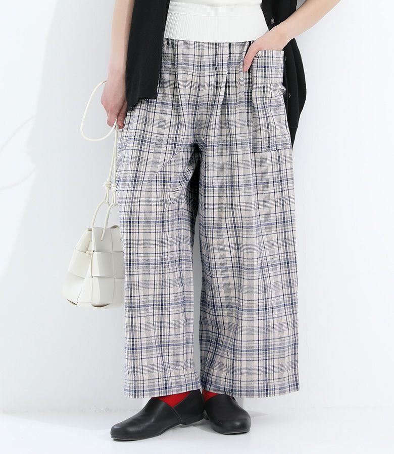 OUKA SELECT(オウカセレクト)【30】【SALE】 M ベージュチェック OUKA SELECT(オウカセレクト)【30】【SALE】 M ベージュチェック