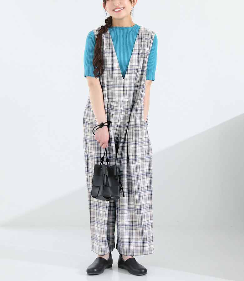 OUKA SELECT(オウカセレクト)【SALE】 M ベージュチェック OUKA SELECT(オウカセレクト)【SALE】 M ベージュチェック