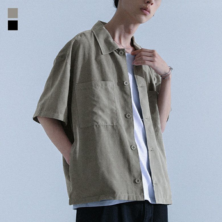 ポリスウェードシャツ