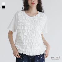somari imagination(ソマリイマジネーション)フリルカットソー