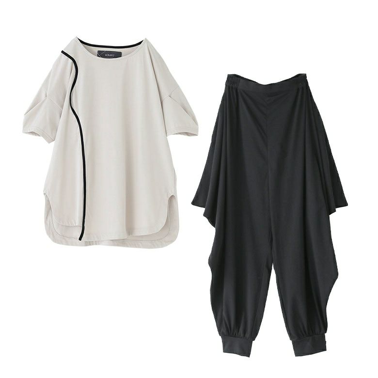 再値下げ！QUTIE d FRASHU  赤龍　変型サルエル 楽天市場】◇Fashion THE SALE◇【絡繰魂・粋】 龍神 VS 鳳凰