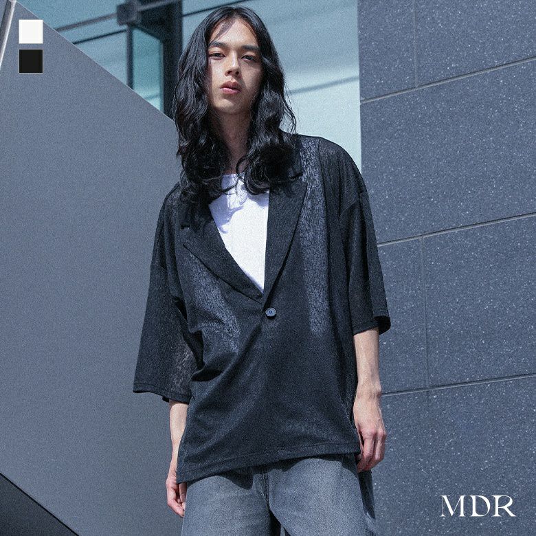MDR(エムディアール)シアーテーラードシャツジャケット