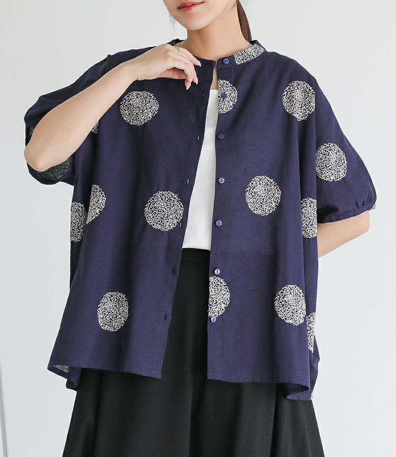 PaulSmith　BLACK LABEL ドット柄ブラウス 日本製 N1139 Paul Smith｜ポール・スミス（メンズ）のシャツ/ブラウス