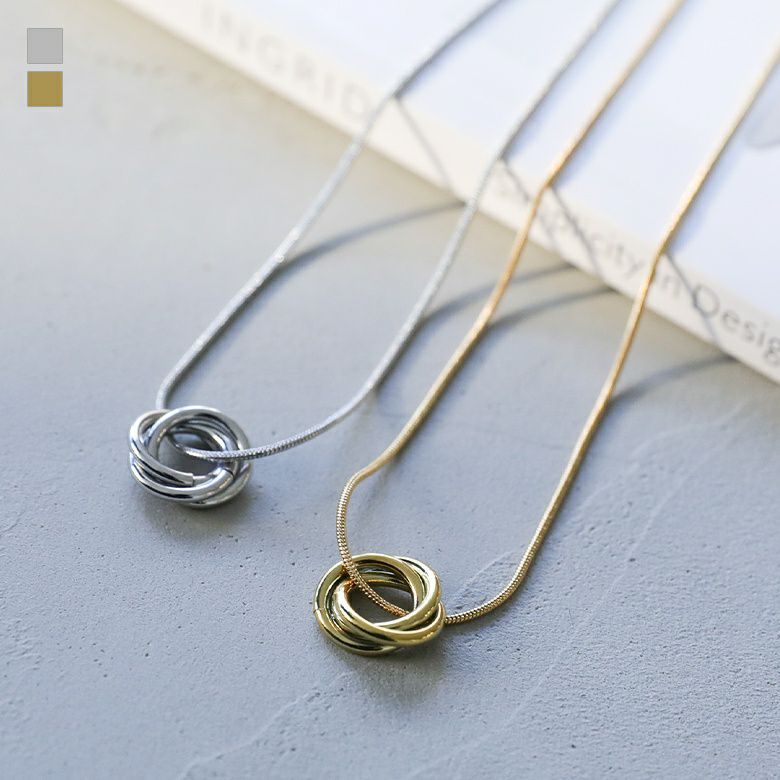 サークルモチーフネックレス