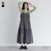 somari imagination(ソマリイマジネーション)フリルキャミワンピース