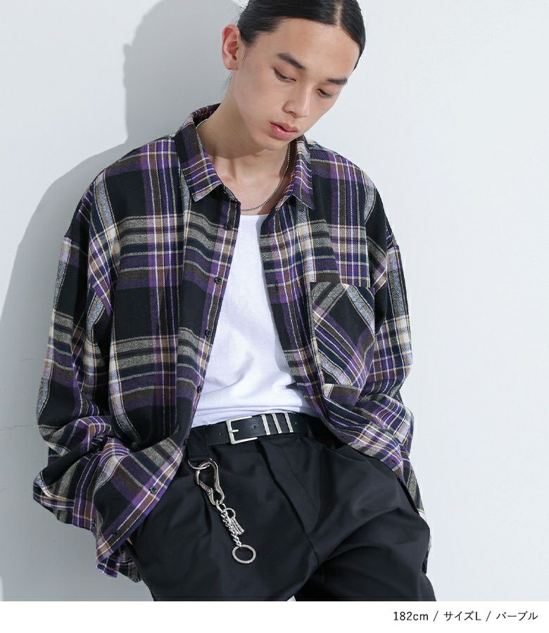 MDRチェックネルシャツ』