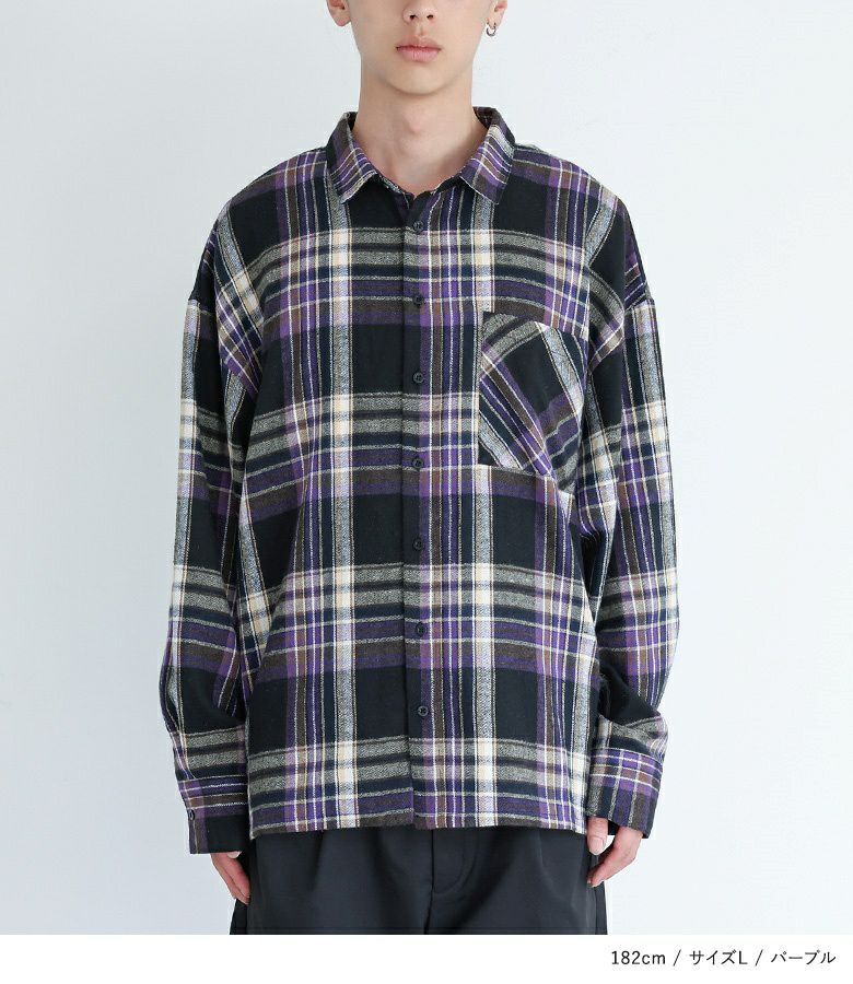 MDRチェックネルシャツ』