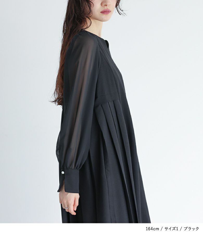 somari imaginationバックプリーツワンピース』