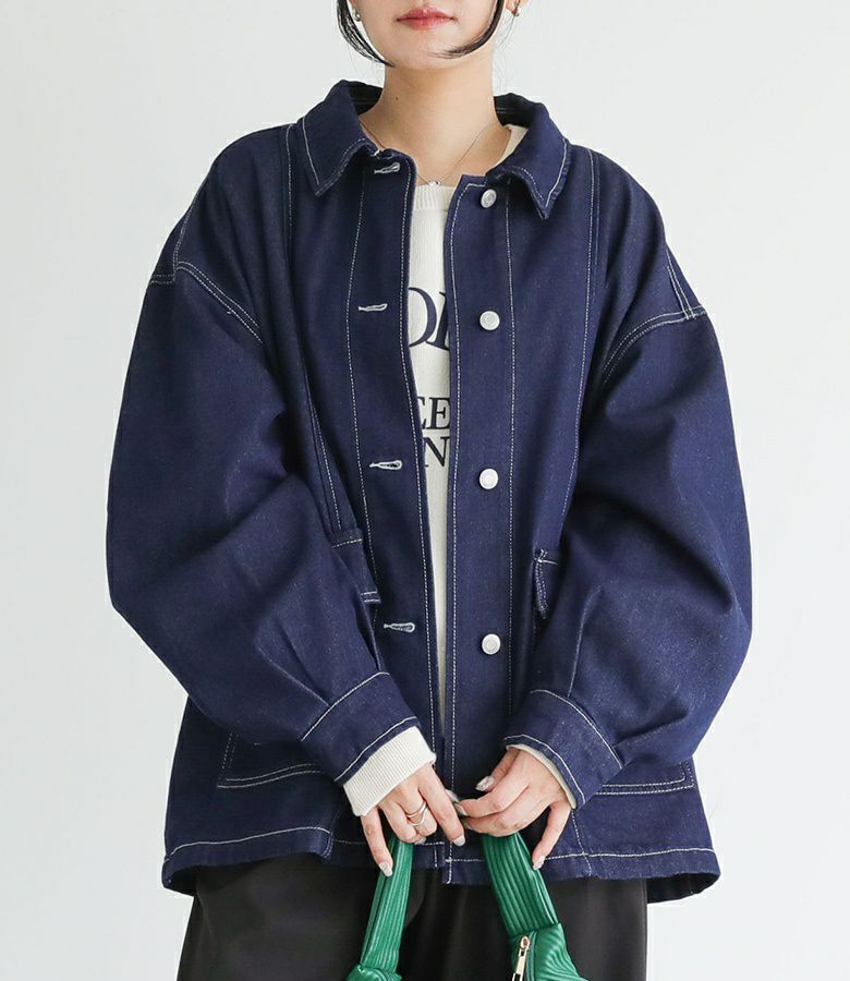 ビッグシルエットデニムジャケット』