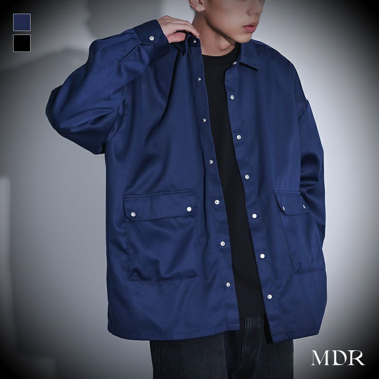 MDR(エムディアール)レギュラーカラーワークシャツ