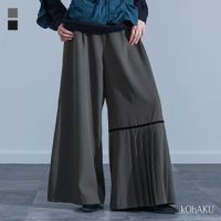 kOhAKU(コハク)アシンメトリープリーツラインパンツ