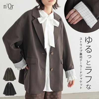nOrLABEL(ノアールレーベル)オーバーサイズテーラードジャケット