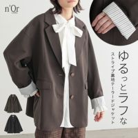 nOrLABEL(ノアールレーベル)オーバーサイズテーラードジャケット