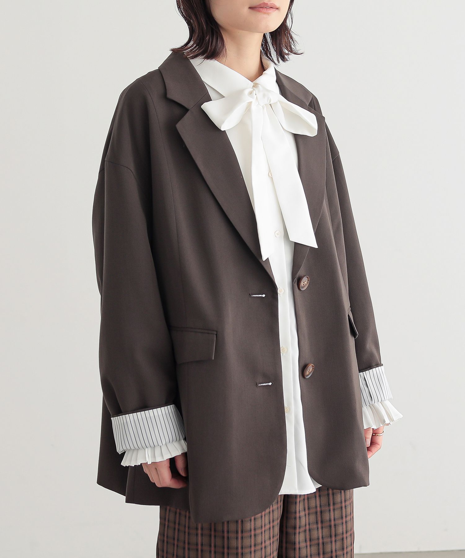 n'OrLABELオーバーサイズテーラードジャケット』