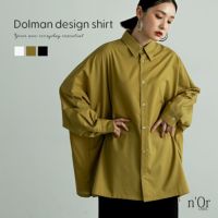 nOrLABEL(ノアールレーベル)ドルマンビッグシャツ