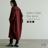nOrLABEL(ノアールレーベル)セーラーカラードレス