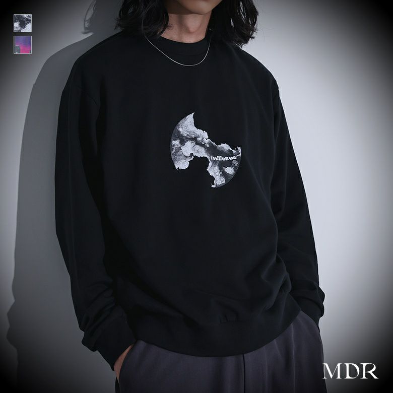 MDR(エムディアール)プリントスウェットプルオーバー