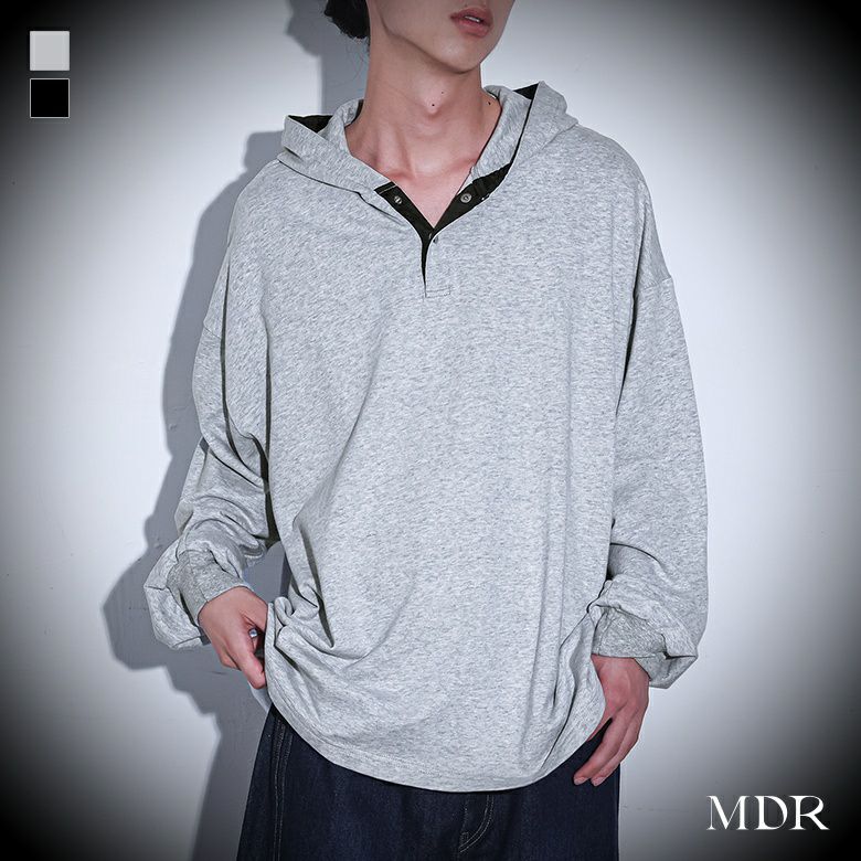 MDR(エムディアール)配色ディティールヘンリーパーカー