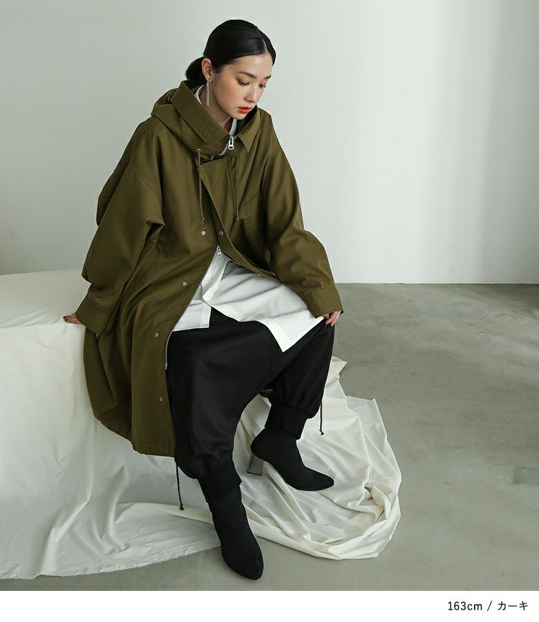 ☆オパール☆　IENA　イエナ　定価47,300円　モッズコート　カーキ IENA（イエナ）の「《予約》Pe/C ライナー付き モッズコート