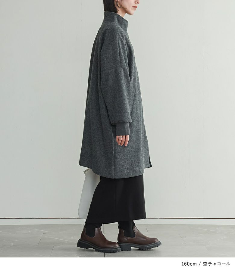 n'OrLABELドルマンスリーブコート』