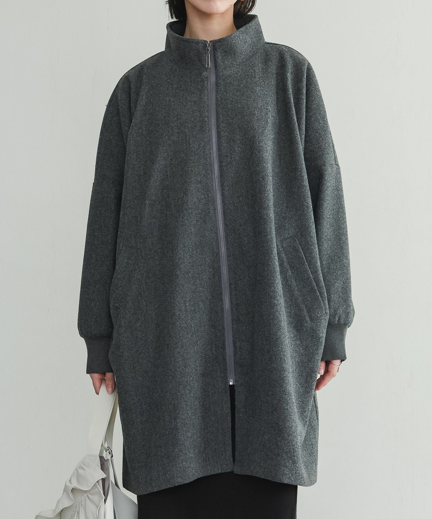 n'OrLABELドルマンスリーブコート』