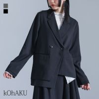 kOhAKU(コハク)配色ダブルテーラードジャケット